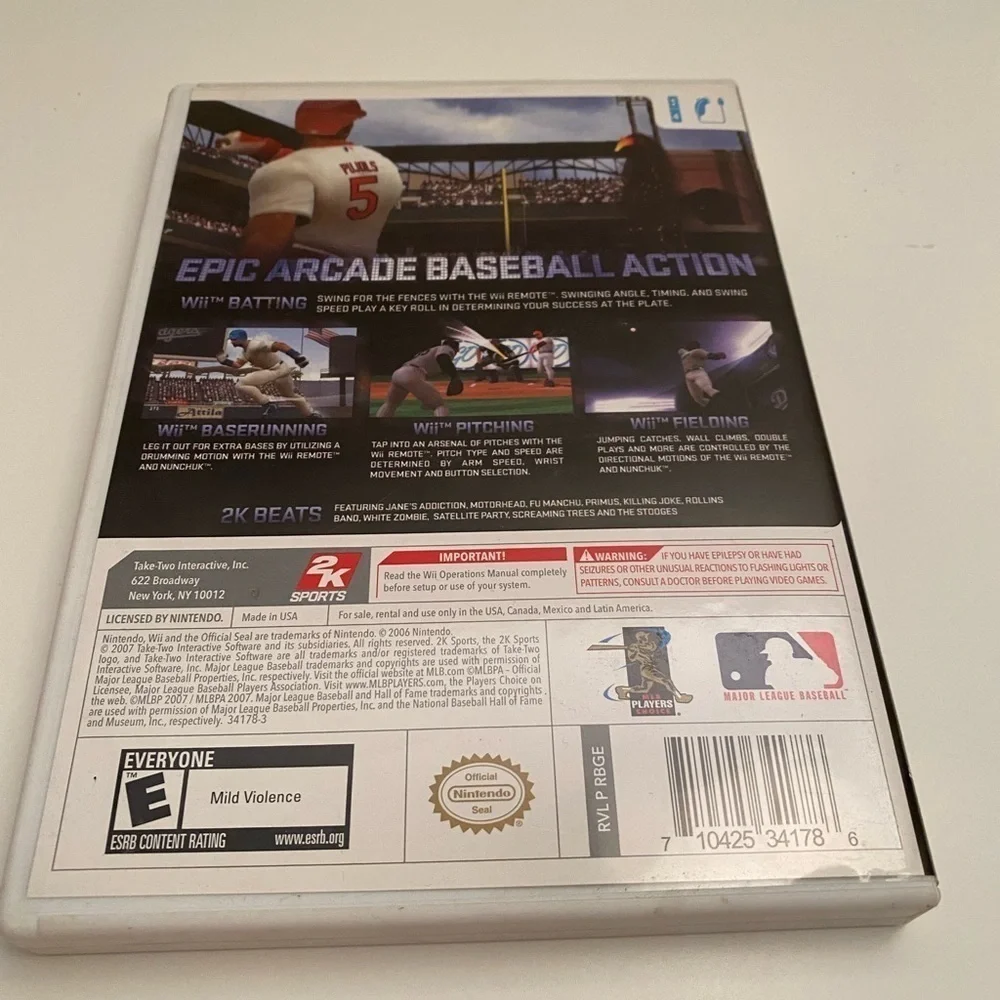 Wii The Bigs baseball game